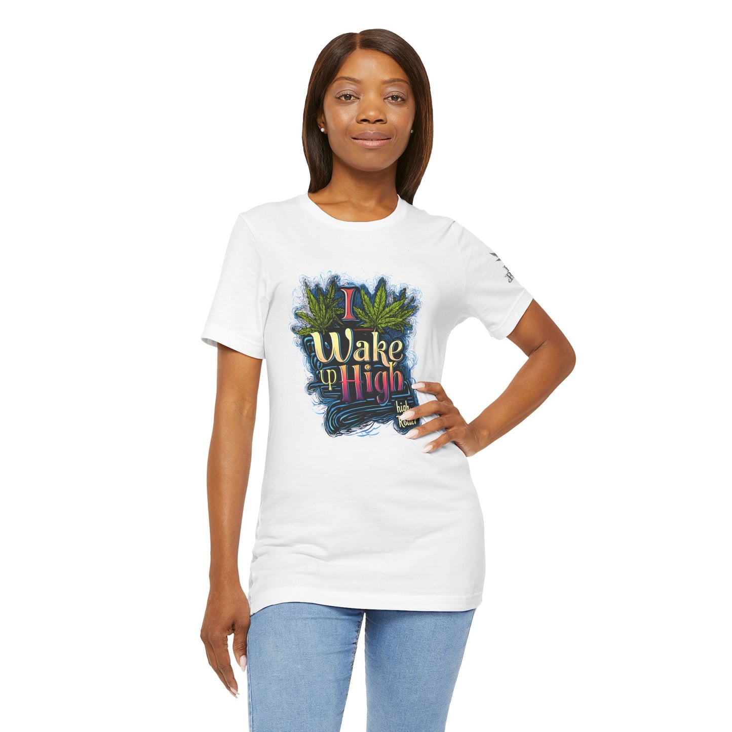 Wake Up High™ | Premium Cannabis Art Tee - Limited Edition | High Roller