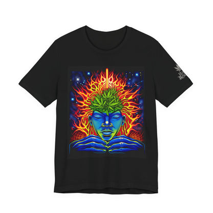 High Roller Third Eye Awakening Cannabis T-Shirt - Premium 420 Psychedelic Meditation Consciousness Expansion Spiritual Enlightenment Apparel
