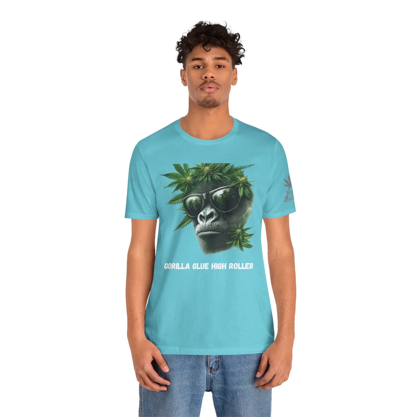 Gorilla Glue Elite Tee - Premium Airlume Cotton Cannabis Strain Culture Black Shirt