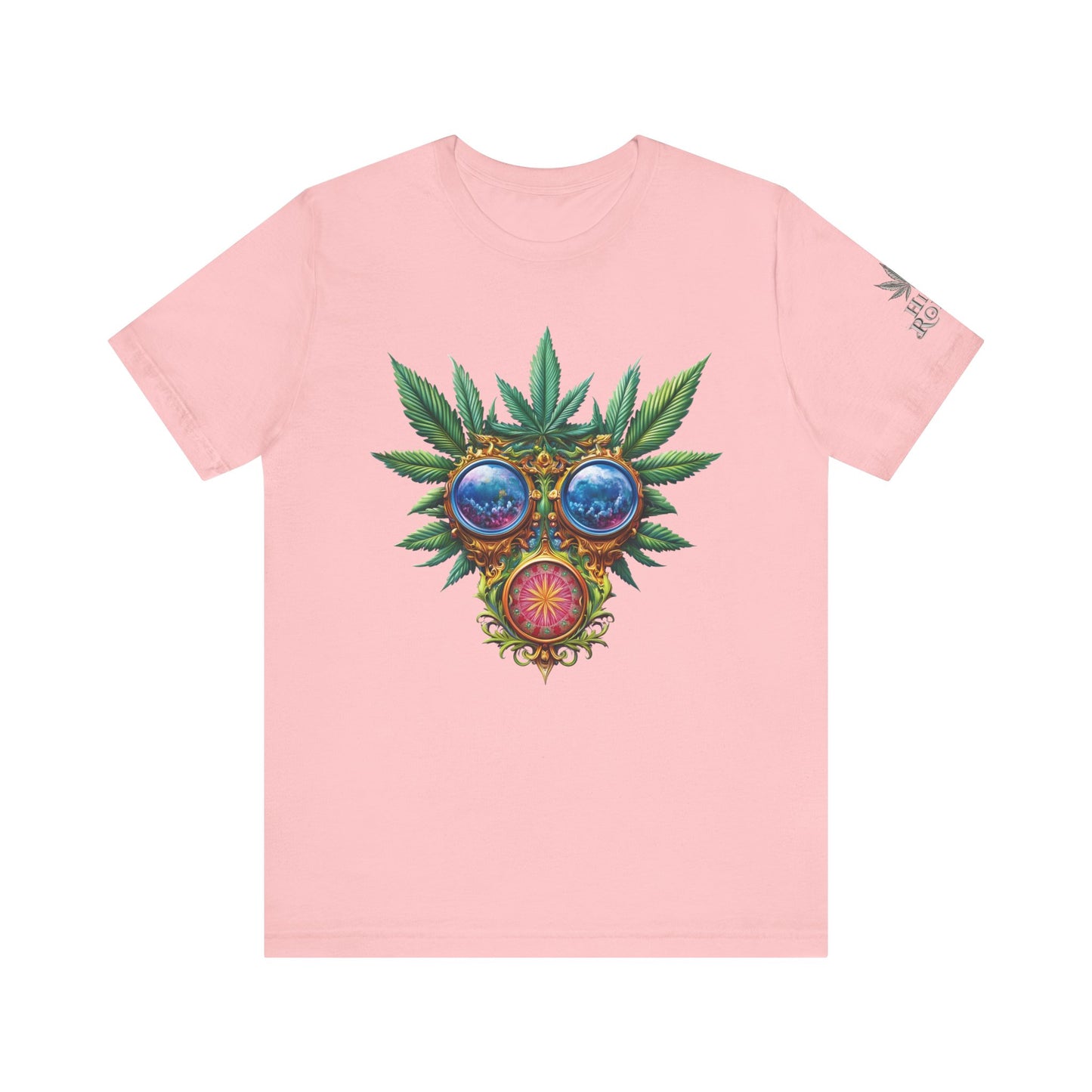 Third Eye Vision T-Shirt - Premium Airlume Cotton Cannabis Kaleidoscope Art Tee
