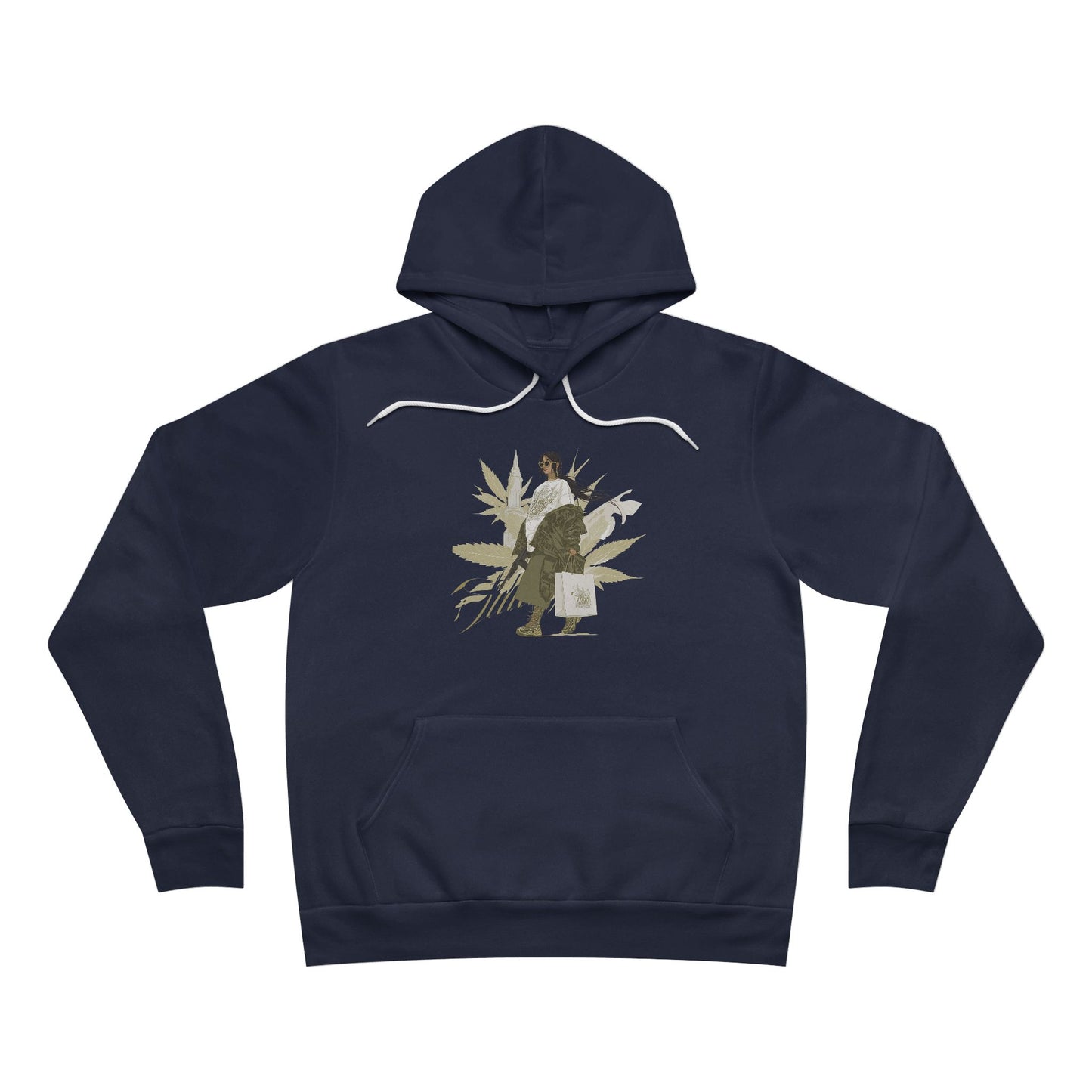 Cannabis Leaf Wings Hoodie - Urban Street Art Design | High Roller
