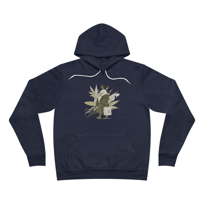 Cannabis Leaf Wings Hoodie - Urban Street Art Design | High Roller