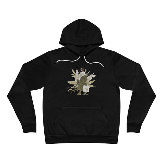 Cannabis Leaf Wings Hoodie - Urban Street Art Design | High Roller
