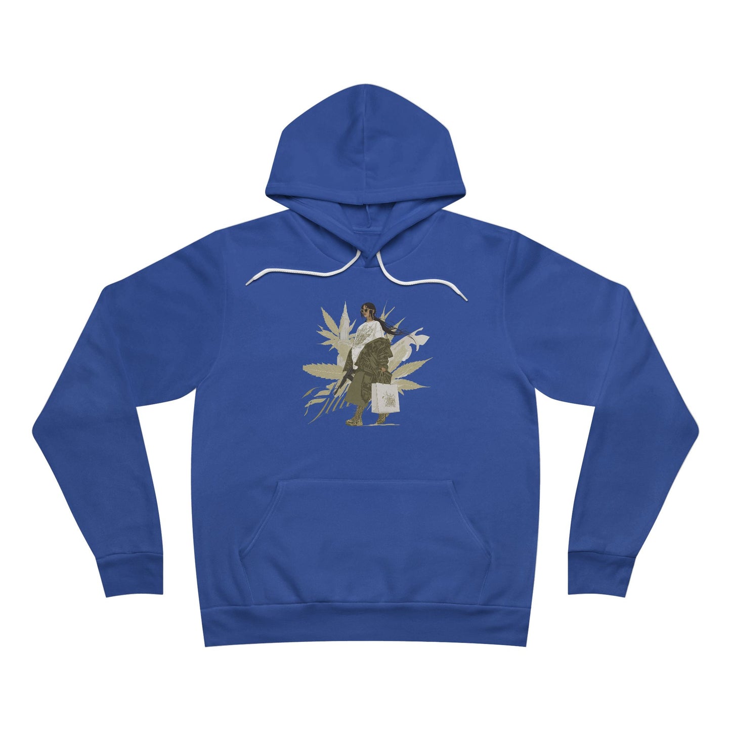 Cannabis Leaf Wings Hoodie - Urban Street Art Design | High Roller