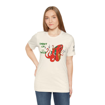 Eight Up Octopus Tee - Premium Airlume Cotton Cannabis Culture Streetwear