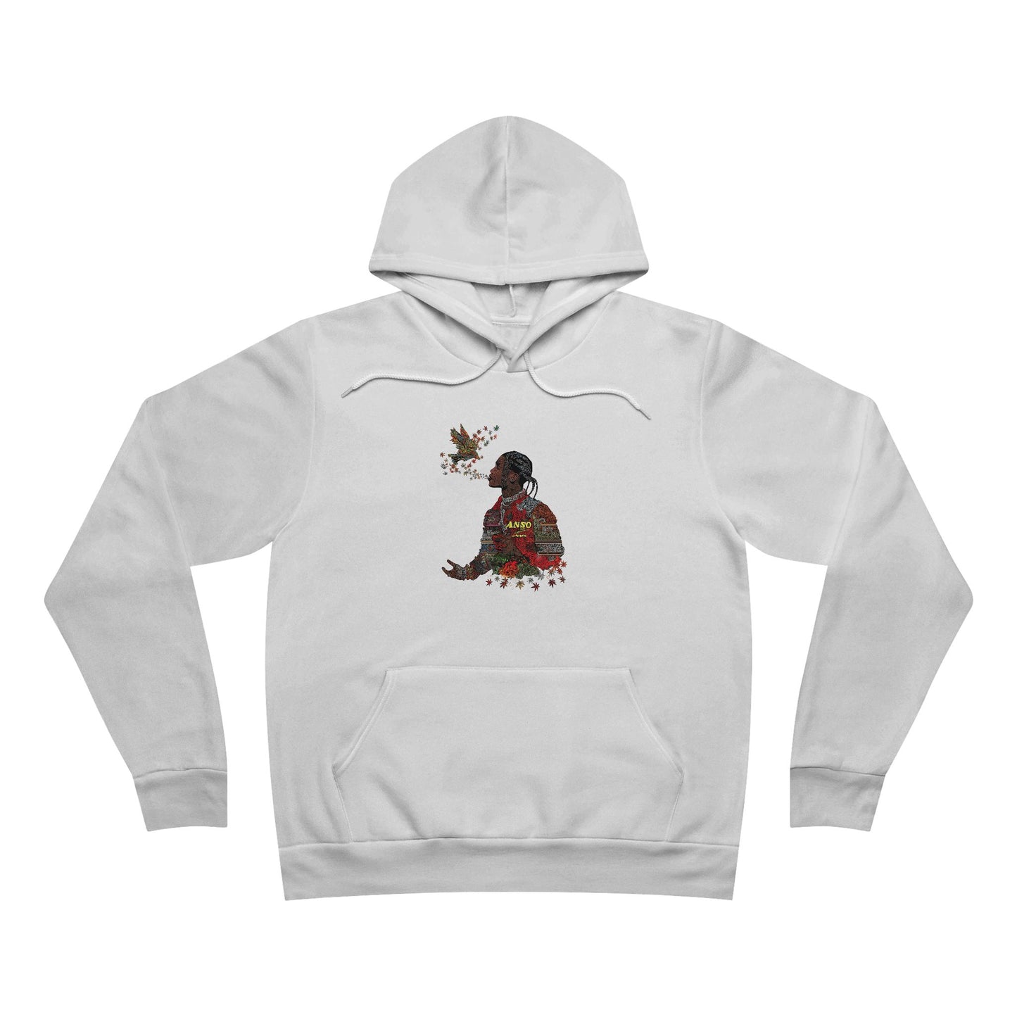 "Meditation & Cannabis Silhouette - 420 Zen Unisex Pullover Hoodie