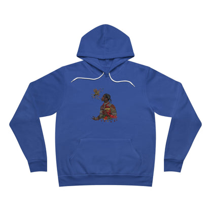 "Meditation & Cannabis Silhouette - 420 Zen Unisex Pullover Hoodie