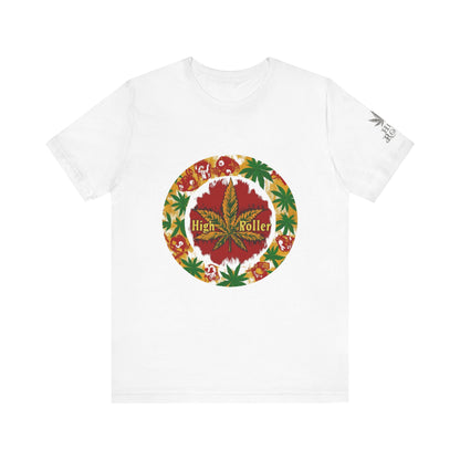Latino Sol Tee - Premium Airlume Cotton Cannabis Culture Latin Folk Art Design