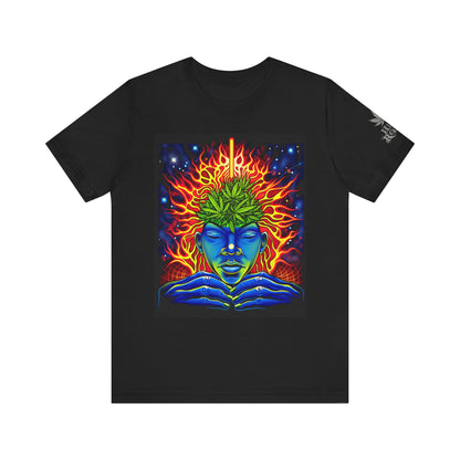 High Roller Third Eye Awakening Cannabis T-Shirt - Premium 420 Psychedelic Meditation Consciousness Expansion Spiritual Enlightenment Apparel