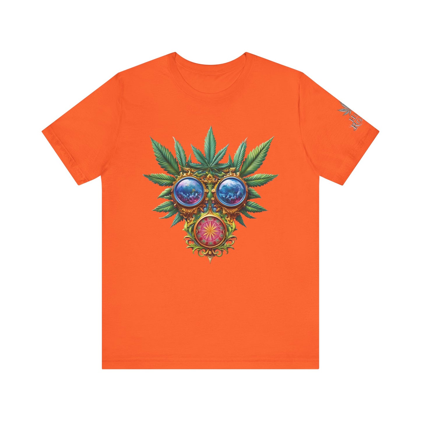 Third Eye Vision T-Shirt - Premium Airlume Cotton Cannabis Kaleidoscope Art Tee