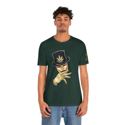 Golden Touch T-Shirt - Premium Airlume Cotton Cannabis Luxury Boss Art Tee