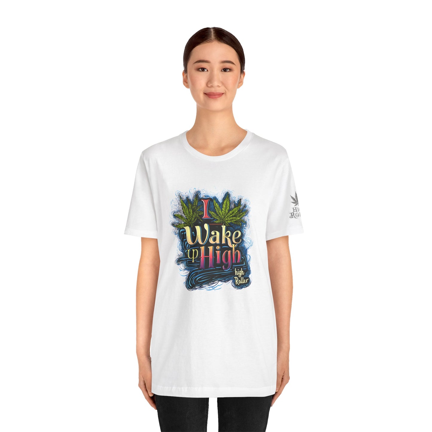 Wake Up High™ | Premium Cannabis Art Tee - Limited Edition | High Roller