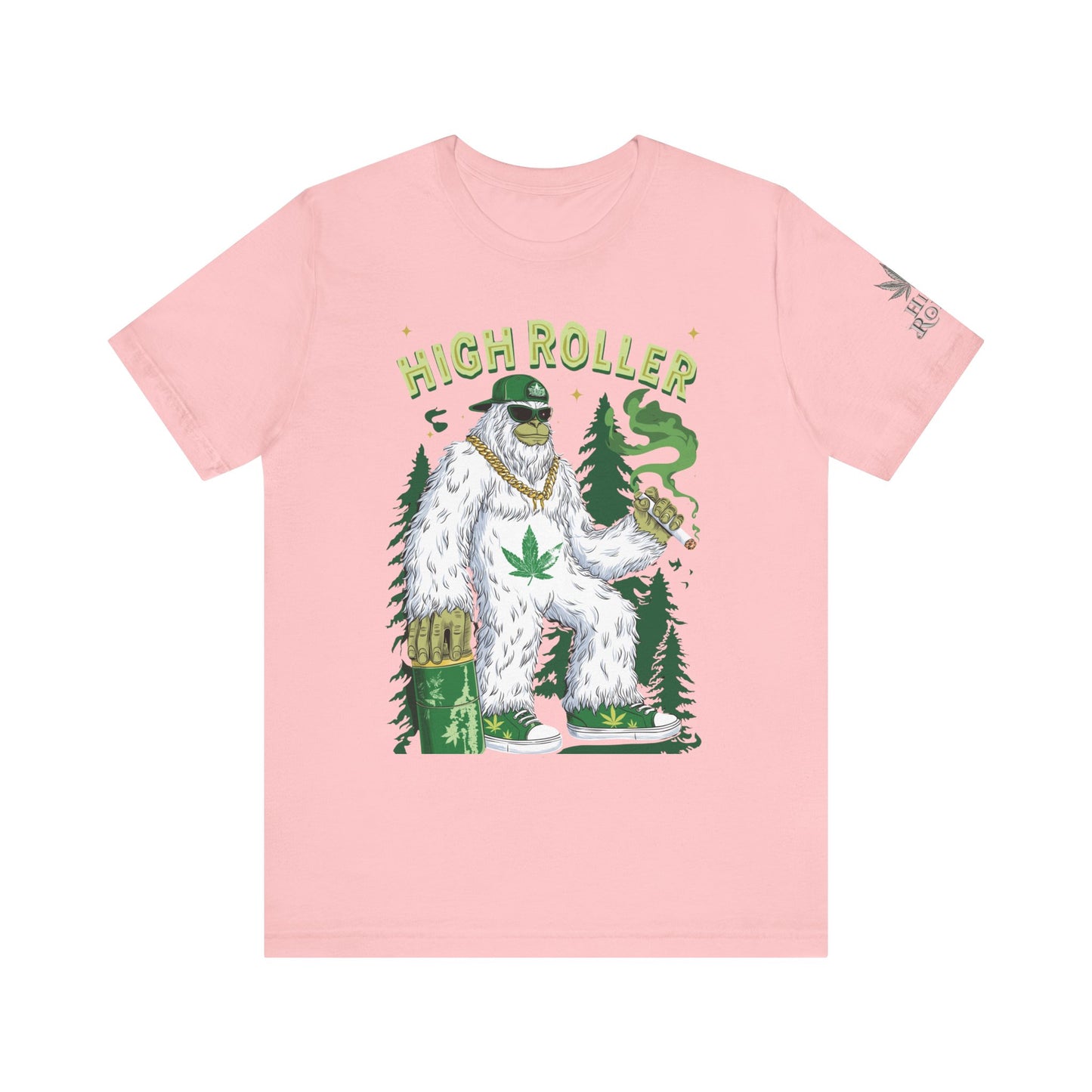 Alpine Yeti HIGH ROLLER T-Shirt - Premium Cannabis Mountain Culture Apparel