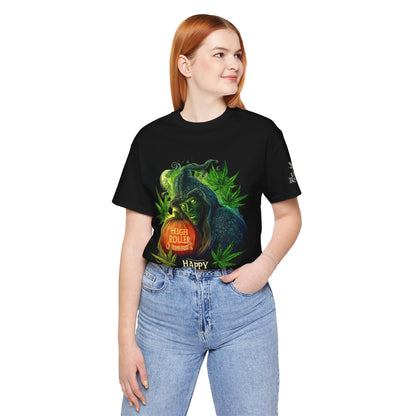 Cannabis Witch's Brew Halloween T-Shirt - Premium Spooky 420 Black Edition Apparel"