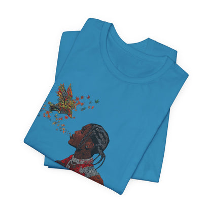 High Roller ANSO Freedom Eagle Cannabis T-Shirt - Premium 420 Artistic Double Exposure Urban Culture Liberation Apparel