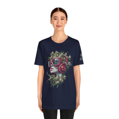 CANNABIS GODDESS TECH™ | PREMIUM FUTURISTIC ART TEE