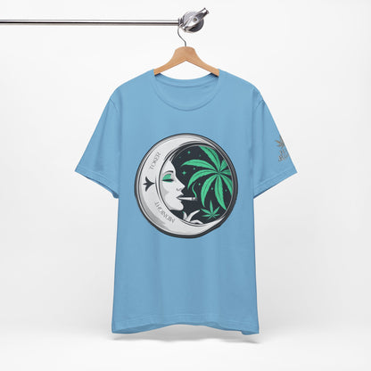 Toker Girl Coin Tee - Vintage Cannabis Portrait Art Design | High Roller