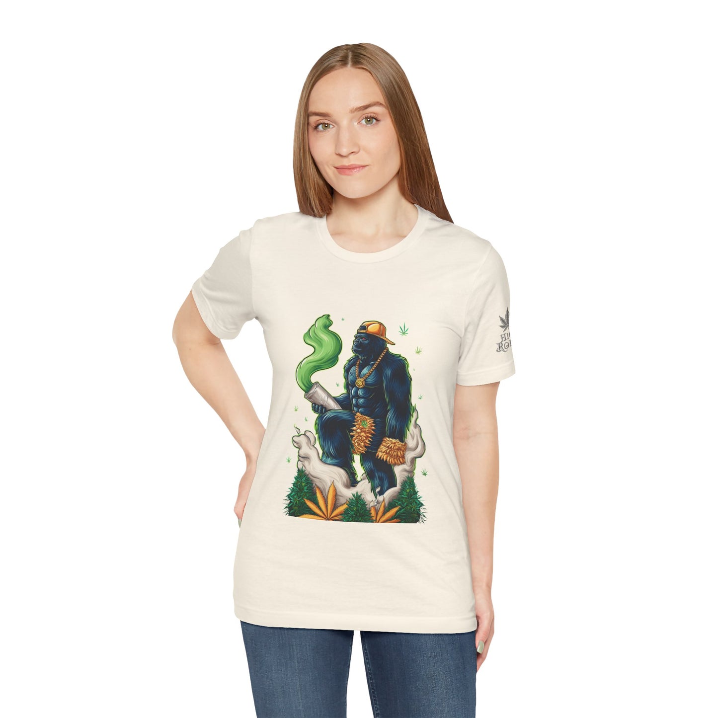 Bigfoot Cannabis Scholar T-Shirt - Premium Sasquatch 420 Lifestyle Apparel