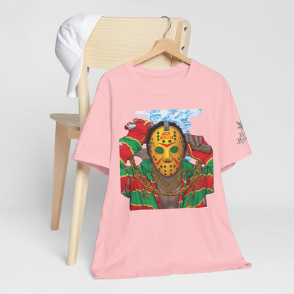 Horror Icon HIGH ROLLER T-Shirt - Premium Cannabis Slasher Culture Apparel"