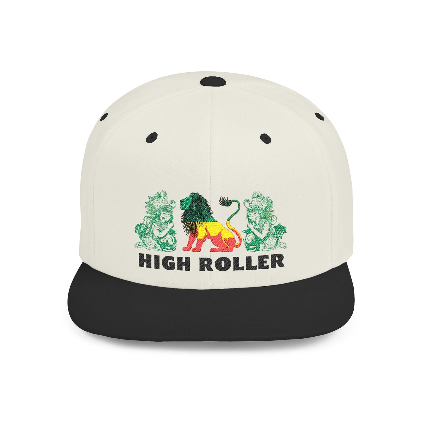 HIGH ROLLER Royal Crest Snapback Cap