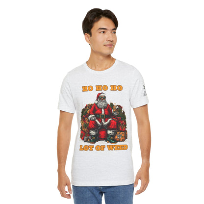 Ho Ho Ho Lot Of Weed Premium Cannabis Christmas T-Shirt