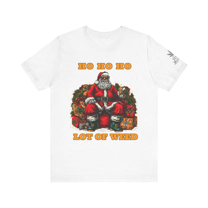 Ho Ho Ho Lot Of Weed Premium Cannabis Christmas T-Shirt