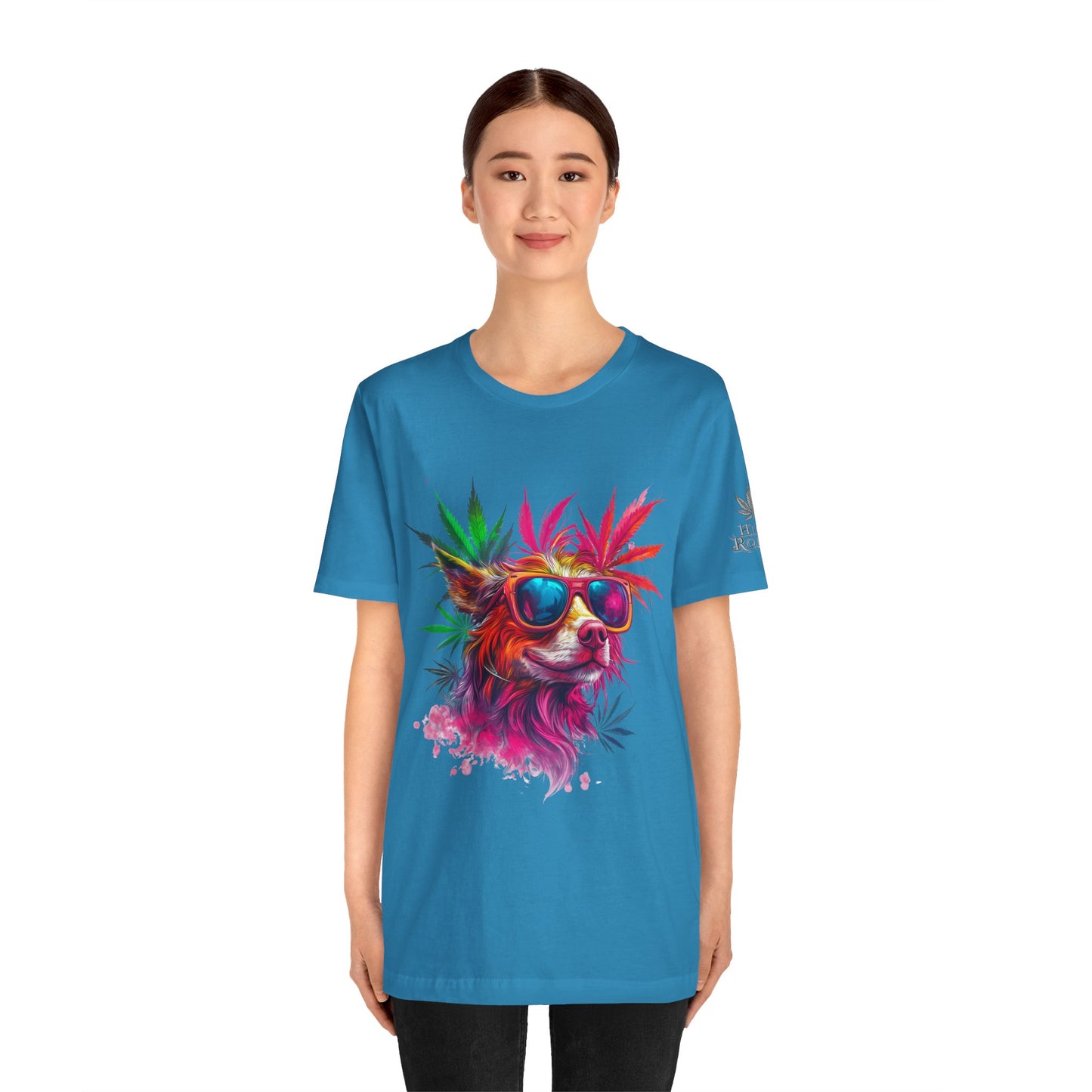 PSYCHEDELIC CANNABIS DOG™ | PREMIUM TRIPPY ART TEE