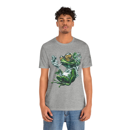 RIPPP IT Cosmic Frog Tee - Premium Airlume Cotton Cannabis Culture Streetwear