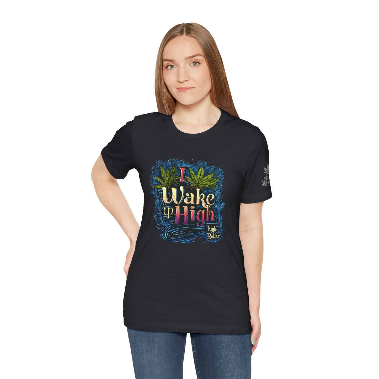Wake Up High™ | Premium Cannabis Art Tee - Limited Edition | High Roller