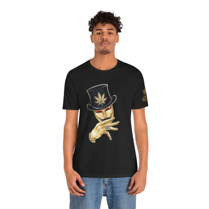 Golden Touch T-Shirt - Premium Airlume Cotton Cannabis Luxury Boss Art Tee