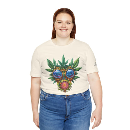 Third Eye Vision T-Shirt - Premium Airlume Cotton Cannabis Kaleidoscope Art Tee