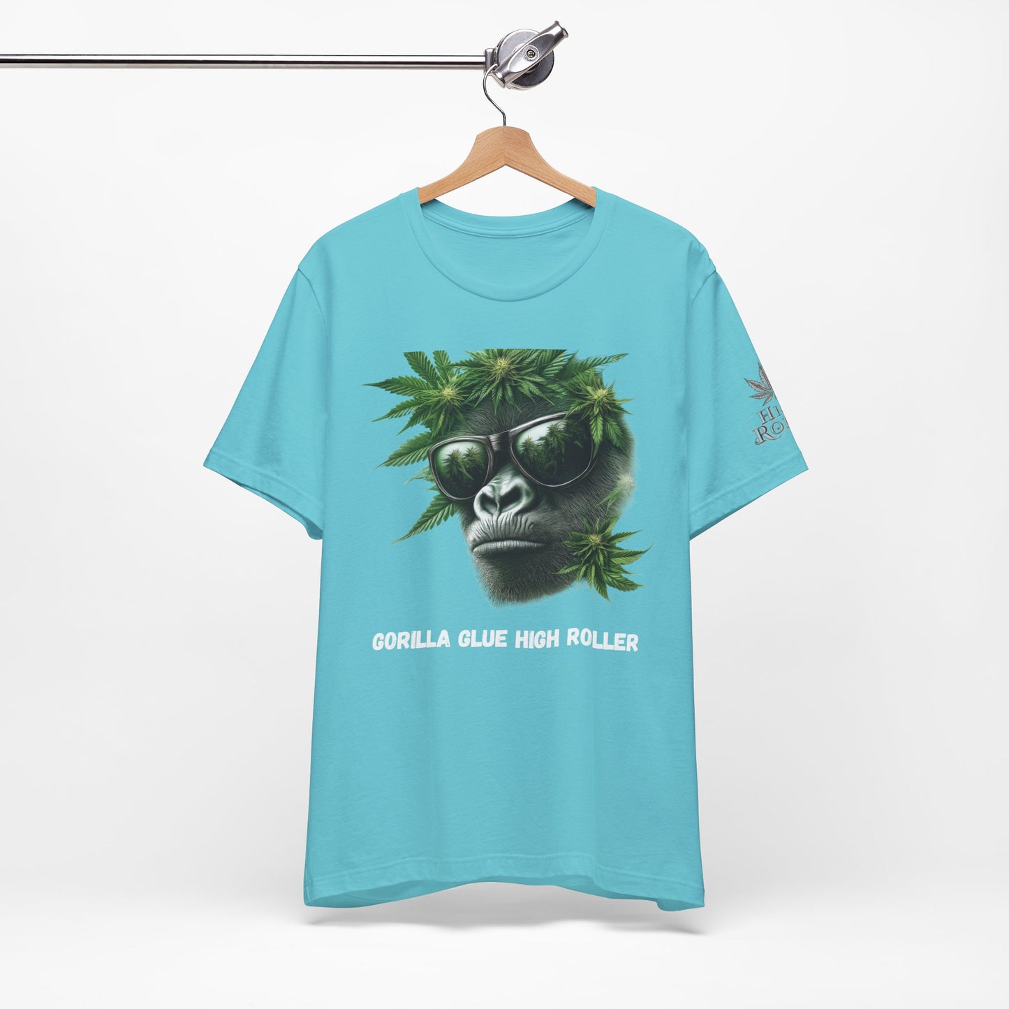 Gorilla Glue Elite Tee - Premium Airlume Cotton Cannabis Strain Culture Black Shirt