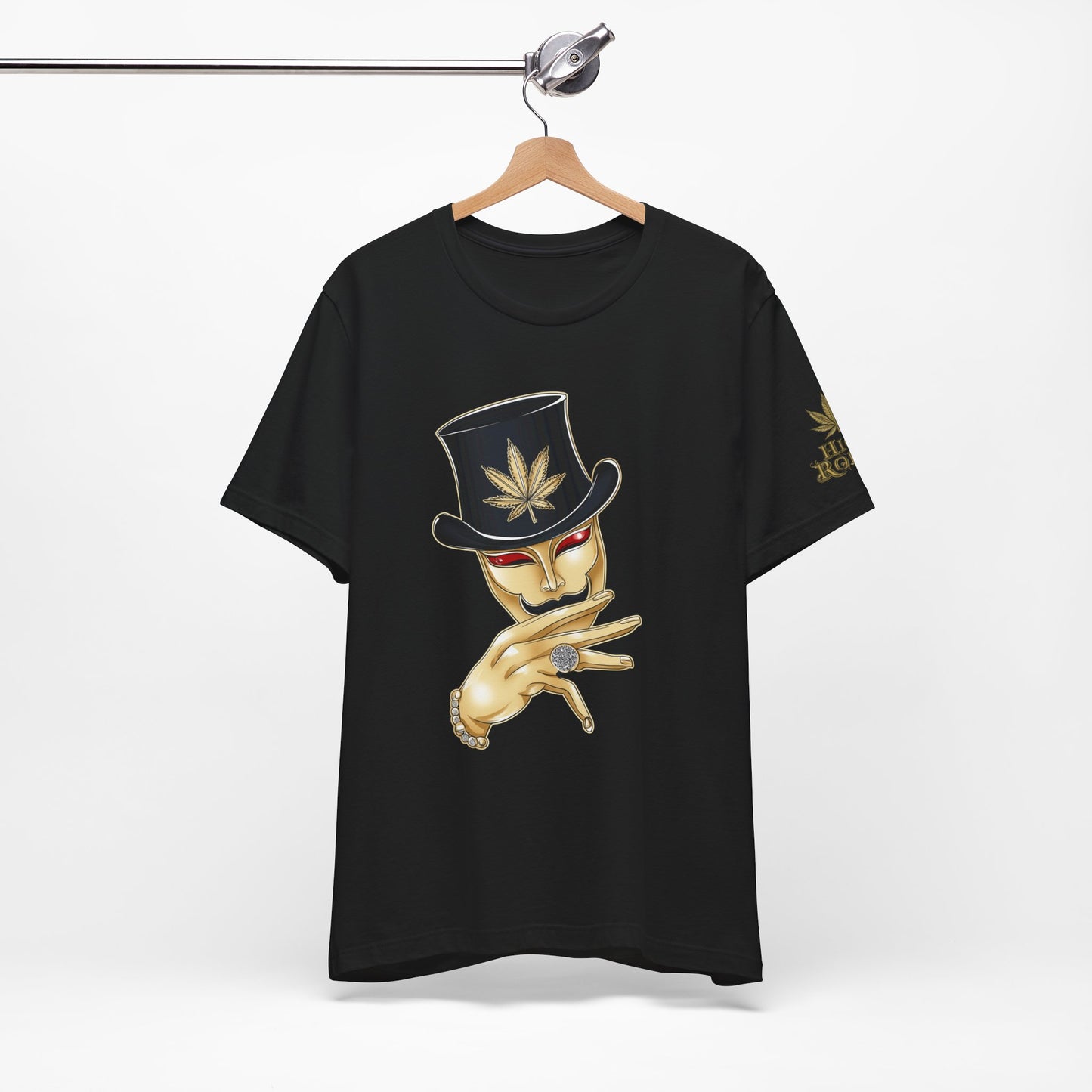 Golden Touch T-Shirt - Premium Airlume Cotton Cannabis Luxury Boss Art Tee