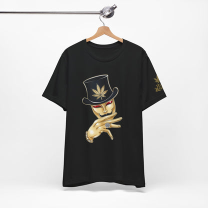 Golden Touch T-Shirt - Premium Airlume Cotton Cannabis Luxury Boss Art Tee