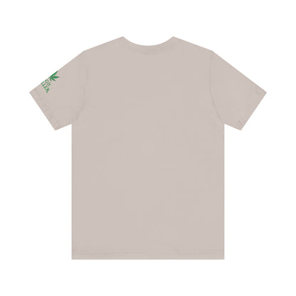 Cannabis Art Dual Face T-Shirt - Premium Unisex Cotton Tee