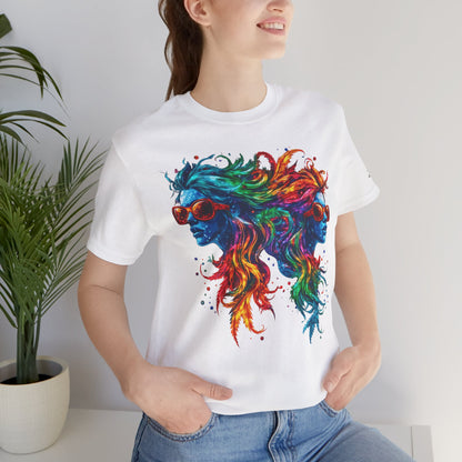 DUAL CONSCIOUSNESS™ | PREMIUM RAINBOW CANNABIS ART TEE