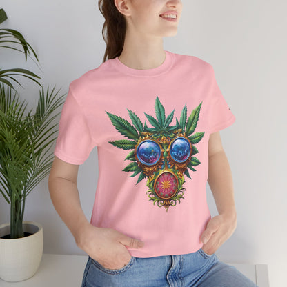 Third Eye Vision T-Shirt - Premium Airlume Cotton Cannabis Kaleidoscope Art Tee