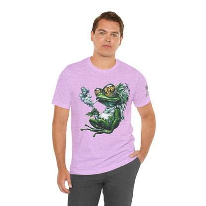 RIPPP IT Cosmic Frog Tee - Premium Airlume Cotton Cannabis Culture Streetwear