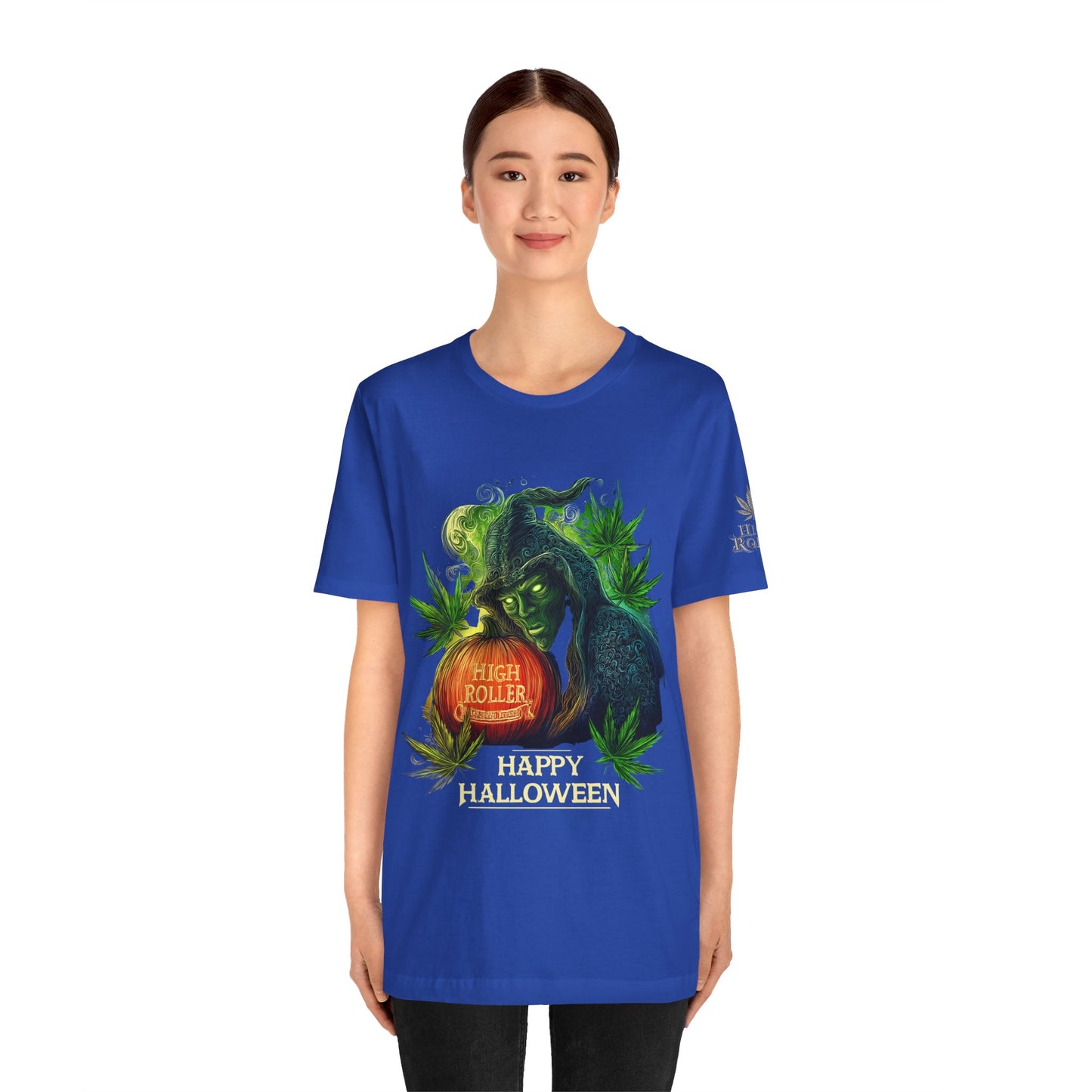 Cannabis Witch's Brew Halloween T-Shirt - Premium Spooky 420 Black Edition Apparel"