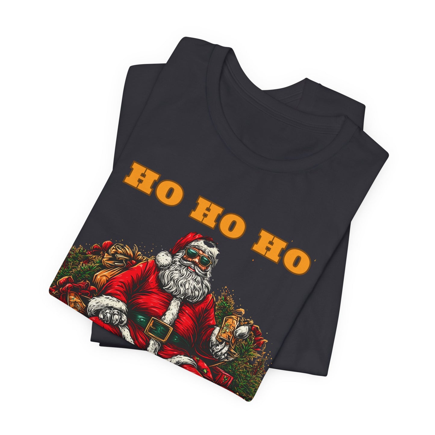 Ho Ho Ho Lot Of Weed Premium Cannabis Christmas T-Shirt