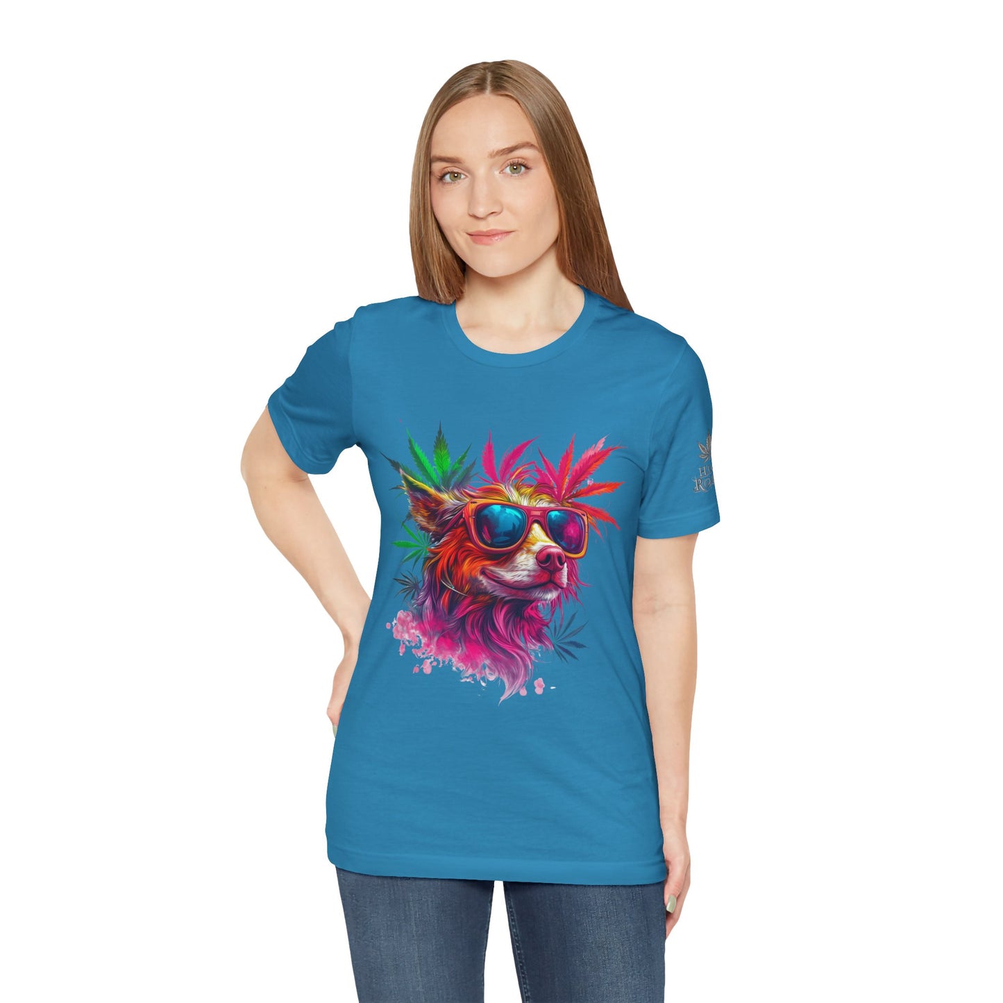 PSYCHEDELIC CANNABIS DOG™ | PREMIUM TRIPPY ART TEE