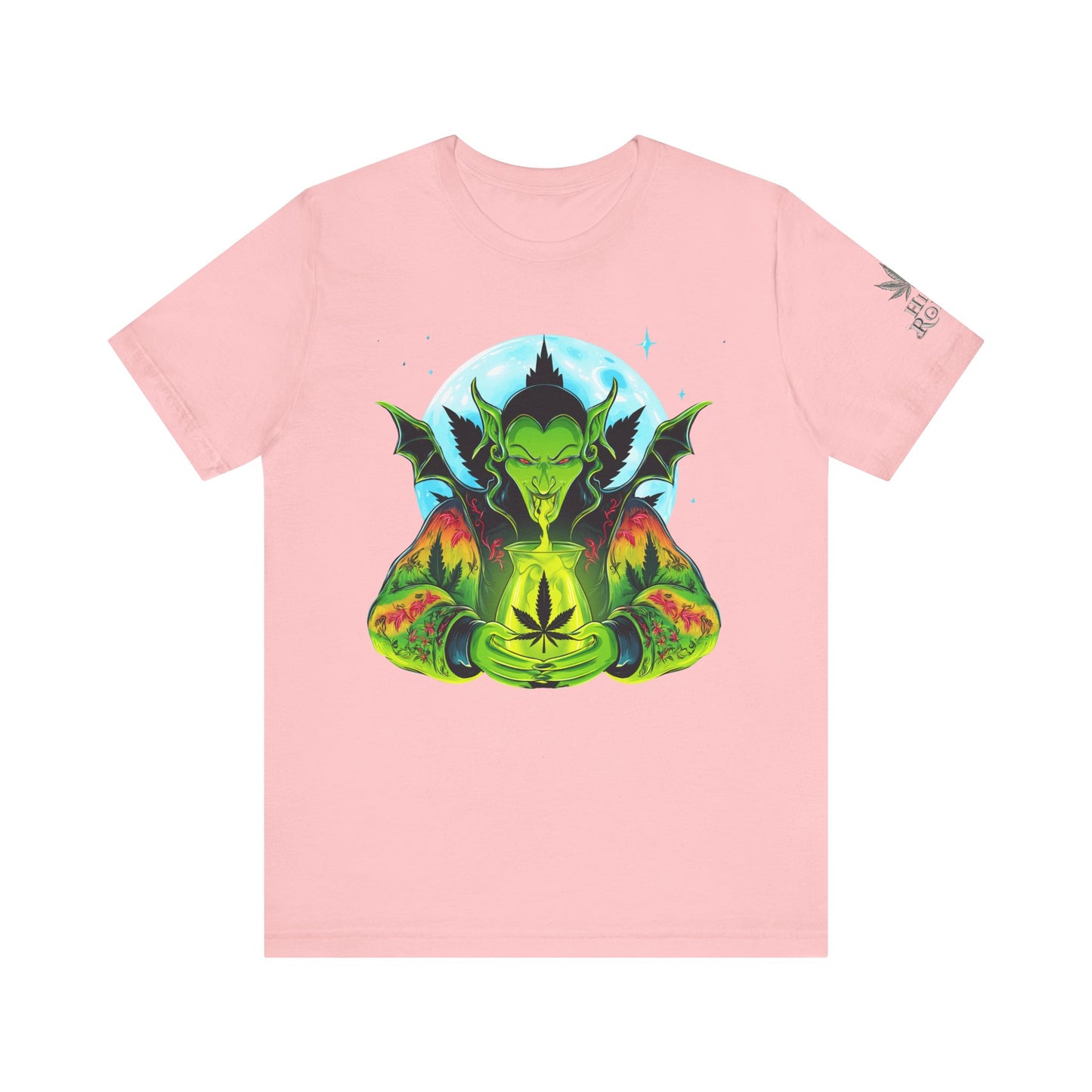 Mystic Dragon Guardian Cannabis Meditation T-Shirt - Premium Psychedelic 420 Apparel