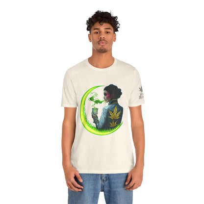 Cannabis Queen Commander T-Shirt - Premium Afrofuturistic 420 Lifestyle Apparel"