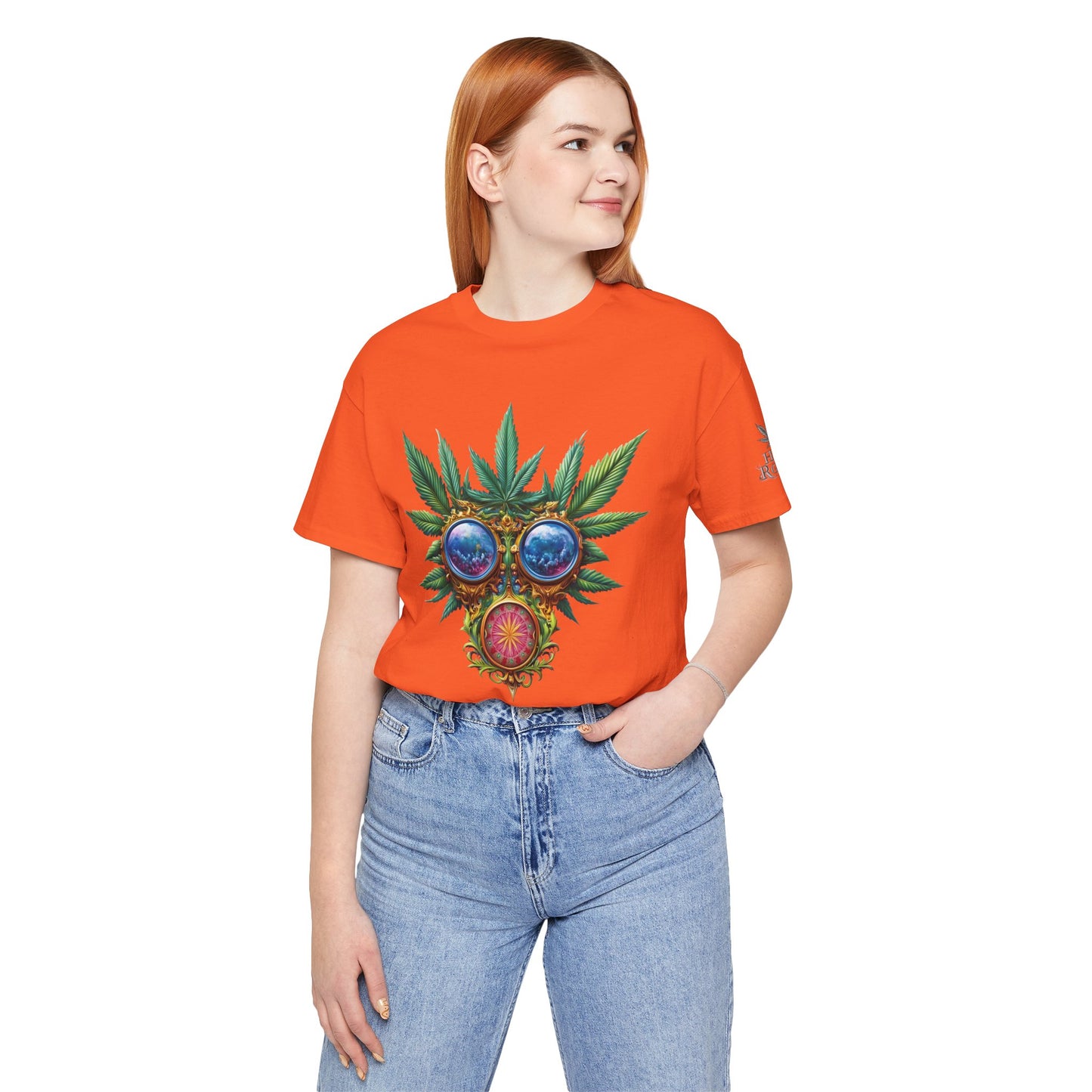 Third Eye Vision T-Shirt - Premium Airlume Cotton Cannabis Kaleidoscope Art Tee