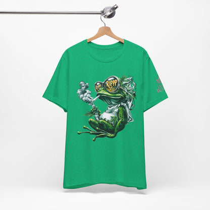 RIPPP IT Cosmic Frog Tee - Premium Airlume Cotton Cannabis Culture Streetwear