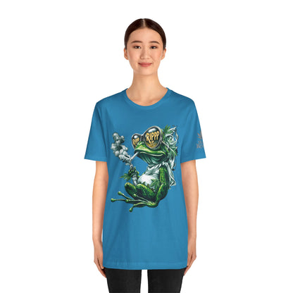 RIPPP IT Cosmic Frog Tee - Premium Airlume Cotton Cannabis Culture Streetwear