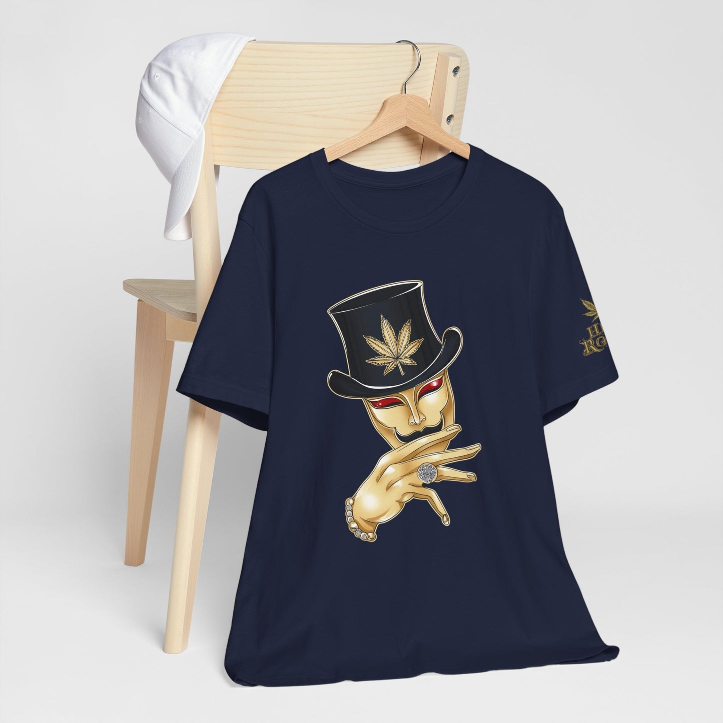 Golden Touch T-Shirt - Premium Airlume Cotton Cannabis Luxury Boss Art Tee
