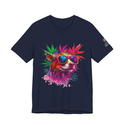 PSYCHEDELIC CANNABIS DOG™ | PREMIUM TRIPPY ART TEE