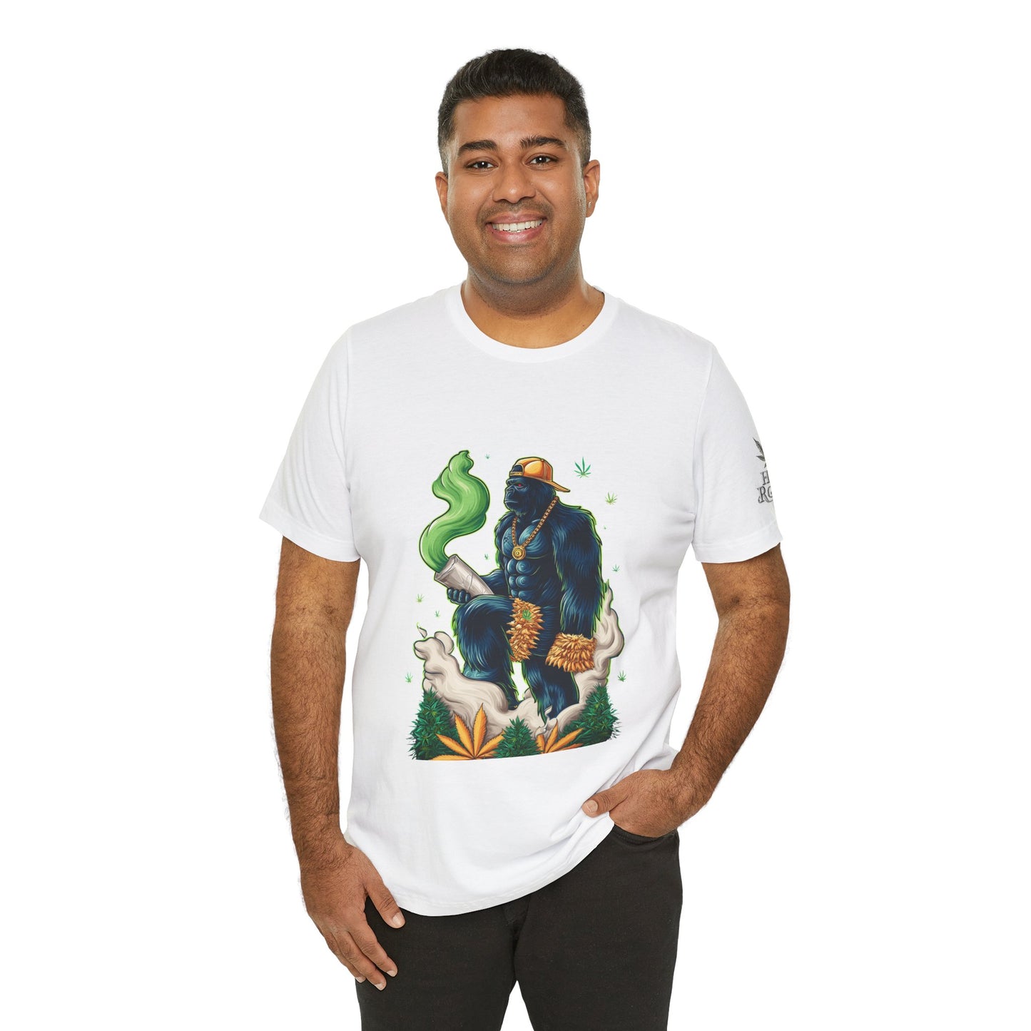 Bigfoot Cannabis Scholar T-Shirt - Premium Sasquatch 420 Lifestyle Apparel