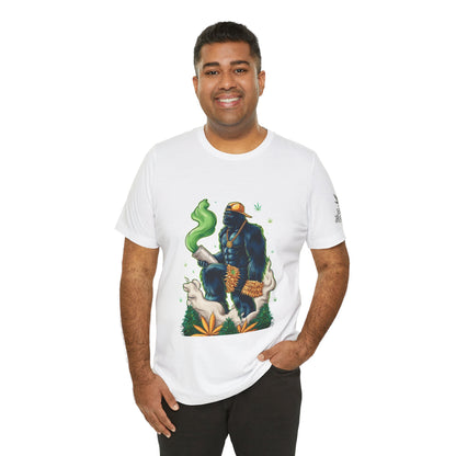 Bigfoot Cannabis Scholar T-Shirt - Premium Sasquatch 420 Lifestyle Apparel